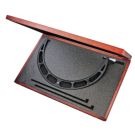 Starrett 436.1XRLZ-16 Outside Micrometer features a ratchet stop, lock nut, and carbide face with case. Range 15-16", .001" Grad