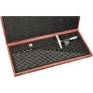 Starrett 749BZ-12RL Digital depth Micrometer 0-12" / 0-300mm Range 0001" /0.001mm Res base 4"