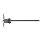Tesa 00530443 twin-cal IP67 Depth caliper with short cut measuring face 0-12"/0-300m