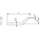 TESA 02660082 Probe with 2 Cylindrical Measuring Faces with Ø 4 mm Mounting Shaft, for FMS Probe, 40 mm Dimension