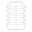 TESA 03260491 Spare Bellow for 10.3mm bolt travel GT27/271,28,61,611,62 Axial Probe, Viton