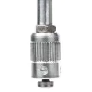TESA 03510902 Insert with a Flat Measuring Face, Ø 2.5 mm, Adjustable Parallelism, Counter-Nut for Radial Alignment