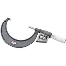 Starrett 3732MEXFL-100 Digital Outside Micrometer, Friction Thimble, Carbide Anvil, 0.001mm Res., 75-100mm/2.953-3.937" Range