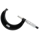 Starrett 436.1XRL-3 Outside Micrometer features ratchet stop, lock nut, and carbide face. Range 2-3" .001" Grad