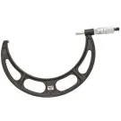 Starrett 436.1XRL-8 Outside Micrometer features a ratchet stop, lock nut, and carbide face. Range 7-8" .001" Grad