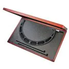 Starrett 436.1XRLZ-17 Outside Micrometer features a ratchet stop, lock nut, and carbide face with case. Range 16-17", .001" Grad, 