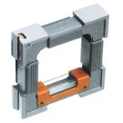 TESA 05331201 Precision Spirit Levels with 4 Measuring Face, 0.05 mm Analogue Scale Interval, 100 mm Height, 100 mm Width, 32 mm Length