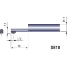 Tesa 06960036 SB10 Standard probe for Rugosurf 20 and 10G R=5µm, 90degree