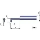 Tesa Rugosurf 10G & 20 SB50 Probe concave surfaces (measuring 90° with 10G) 06960040