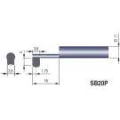 Tesa Rugosurf 90G Probe SB20P for grooves of depth < 5 mm 06960050