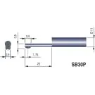 Tesa Rugosurf 90G Probe SB30P for small bores with Ø > 4 mm 06960051
