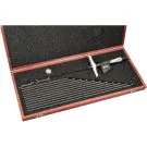 Starrett 749BZ-12RL Digital depth Micrometer 0-12" / 0-300mm Range 0001" /0.001mm Res base 4"