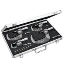 S795.1BXFLZ Digital Outside IP67 Micrometer Set includes four micrometers in 0-1