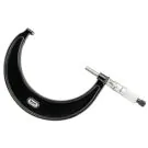Starrett T436.1XRL-5 Outside Micrometer features 4-5" range, ratchet stop, lock nut, and carbide face. .0001" Grad, Range 4-5"