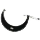 Starrett T436.1XRL-6 Outside Micrometer features 5-6" range, ratchet stop, lock nut, carbide face, .0001" Grad, Range 5-6"