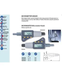 Tesa 06030039 MICROMASTER Micrometer head without spindle lock 30-0mm