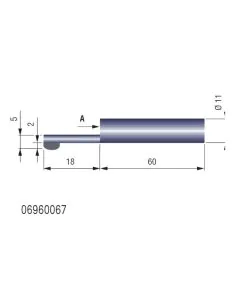 Tesa Rugosurf 90G Probe SB60/10 2μm probe for RUGOSURF 90G as SB60/10 but R = 2 μm 06960067 
