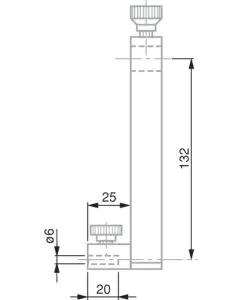 Tesa Probe Holder for extending travel in the Z axis 