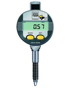 Tesa Digico 12 01930133 IP65 digital plunger clock 12.5mm travel with bellows .001mm