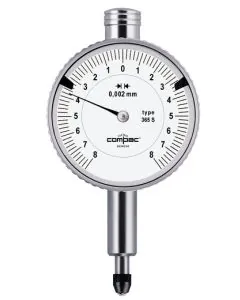 Tesa 365S Dial Gauge +/- .08mm limited travel .002mm accuracy