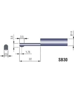Tesa Rugosurf 10G & 20 SB30 Probe small bore >4mm dia 06960038