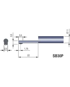 Tesa Rugosurf 90G Probe SB30P for small bores with Ø > 4 mm 06960051